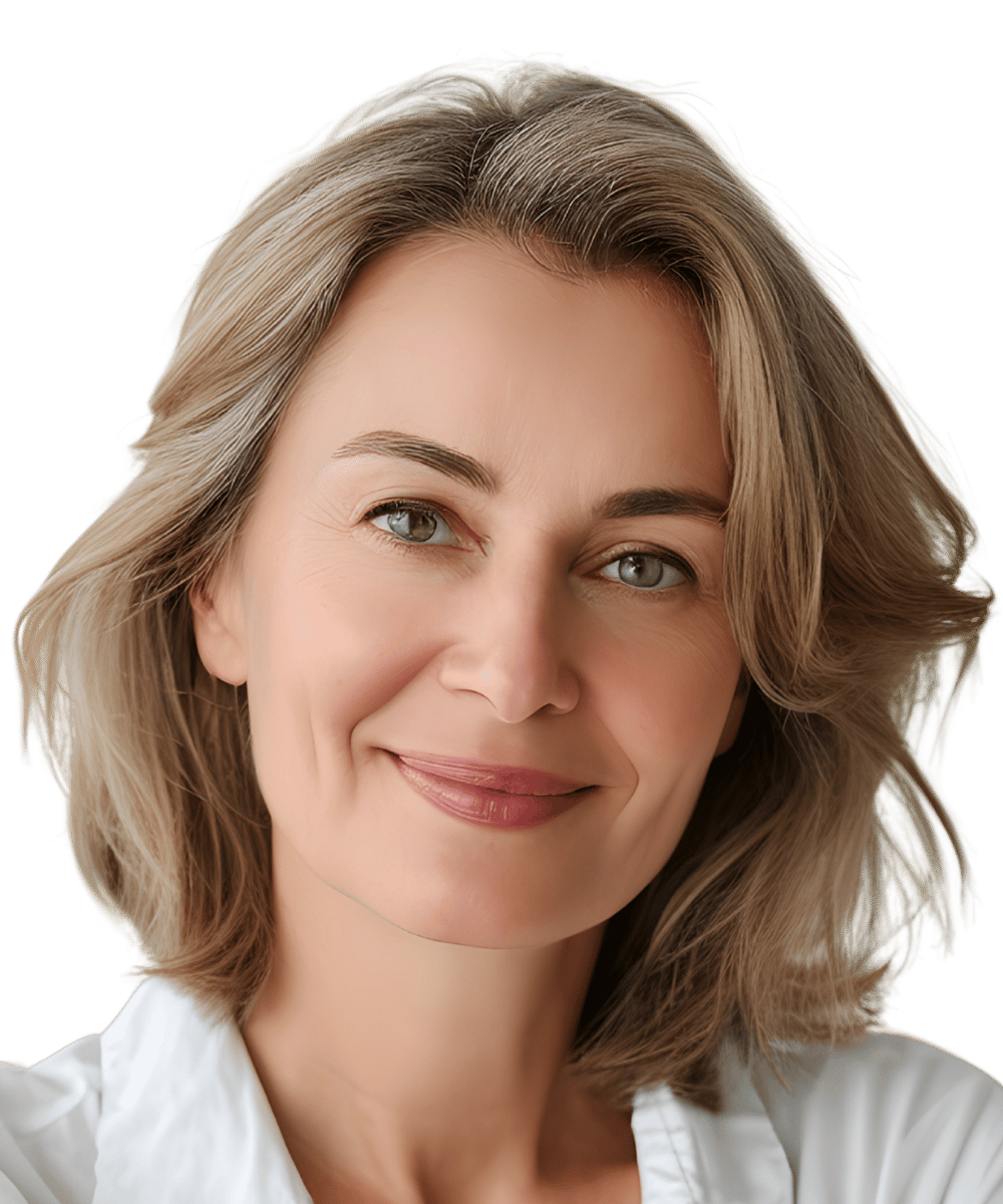 Skin resurfacing target zones on the face
